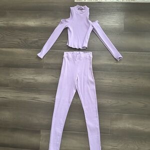 Lavender Women's Two-Piece Set